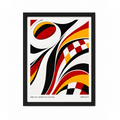 ABSTRACT GERMANY WC26 PRINT - A3
